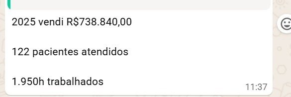 Print Dr. Pietro, R$ 738 mil em 2025